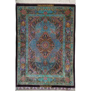 Handmade Persian Qom Silk l Masterpiece l Bradran Persian Carpets