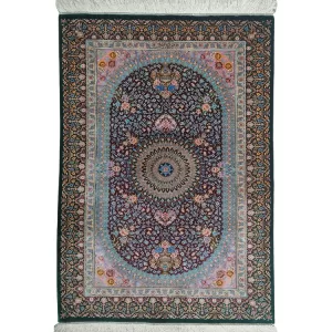 Handmade Persian Qom Silk l Masterpiece l Bradran Persian Carpets