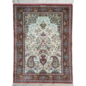 Handmade Persian Qom Silk - Bradran persian carpets qatar