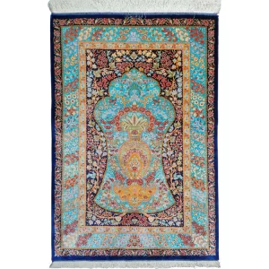 Handmade Persian Qom Silk l Masterpiece l Bradran Persian Carpets