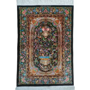 Handmade Persian Qom Silk - Bradran persian carpets qatar