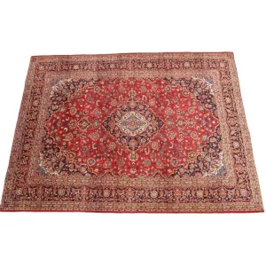 Luxurious Persian carpet, soft pile, cozy and inviting