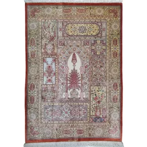 Handmade Persian Qom Silk l Masterpiece l Bradran Persian Carpets