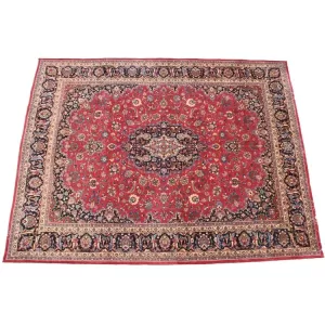 Cozy Mashad carpet, warm and inviting, living room or bedroom