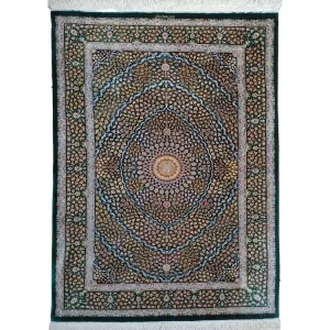 Handmade Persian Qom Silk l Masterpiece l Bradran Persian Carpets