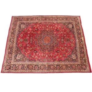 High-quality Mashad carpet, exquisite artistry, timeless appeal, home decor