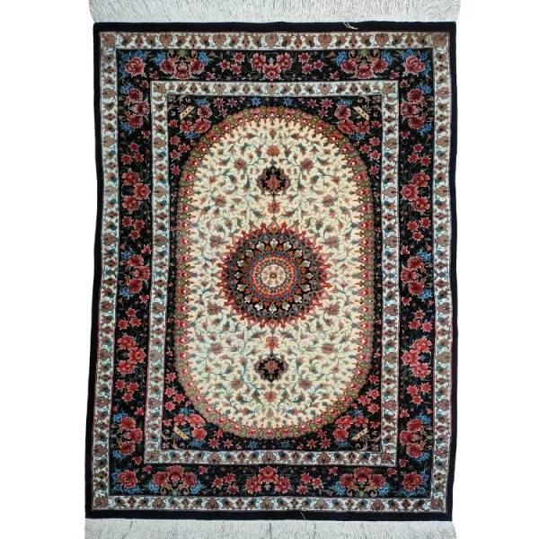 Handmade Persian Qom Silk l Masterpiece l Bradran Persian Carpets