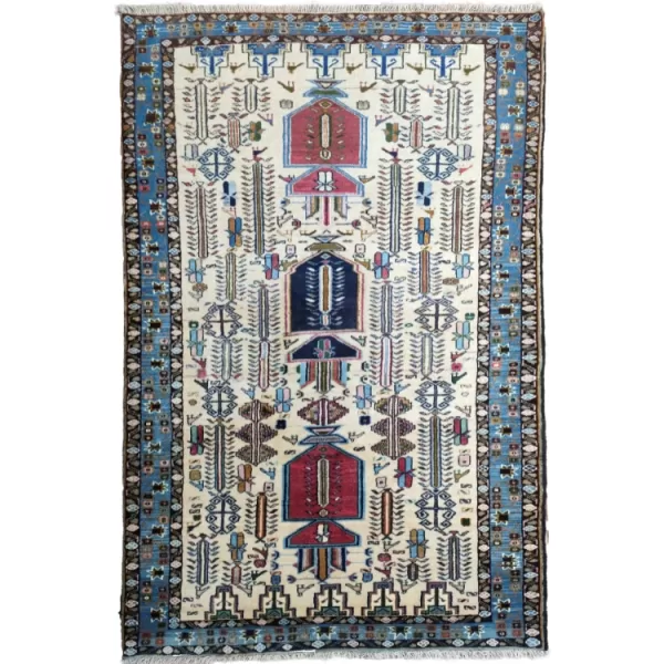 Handmade Persian Tribal Baluch Rug l Bradran Persian Carpets