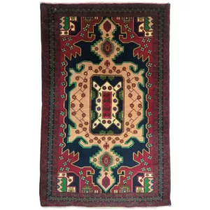 Handmade Persian Tribal Baluch Rug l Bradran Persian Carpets