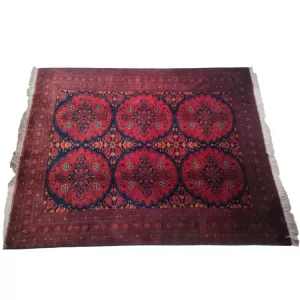 Handmade Persian Afghan Rug l Bradran Persian Carpets