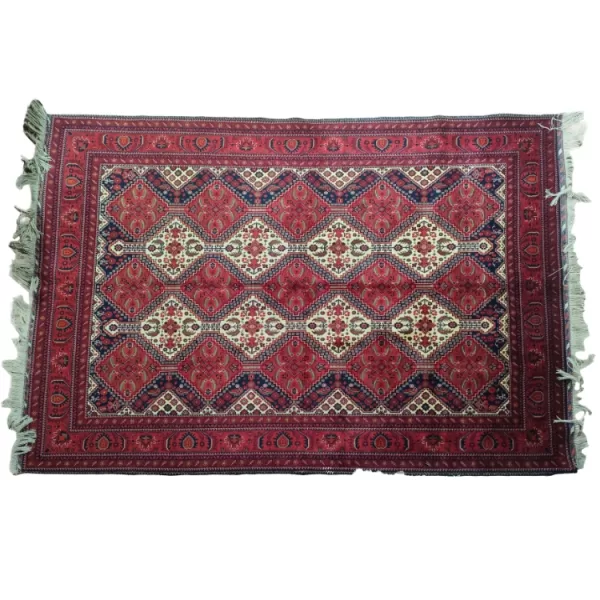 Handmade Persian Afghan Rug l Bradran Persian Carpets