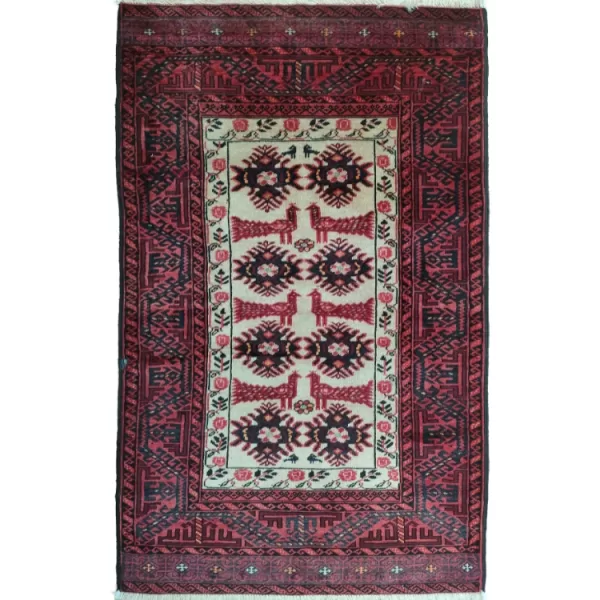 Handmade Persian Tribal Baluch Rug l Bradran Persian Carpets