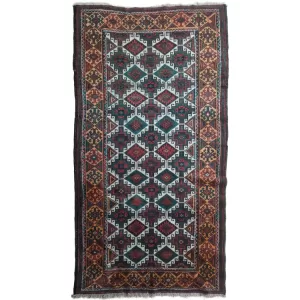 Handmade Persian Tribal Baluch Rug l Bradran Persian Carpets