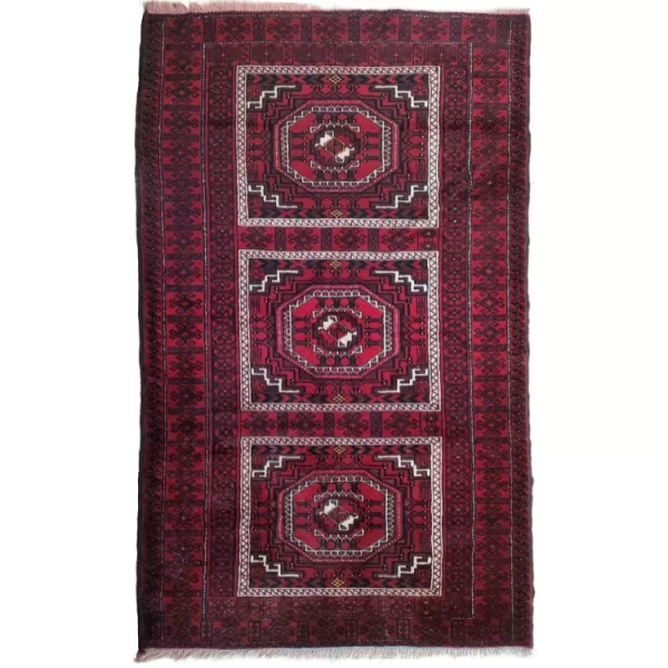 Handmade Persian Tribal Baluch Rug l Bradran Persian Carpets