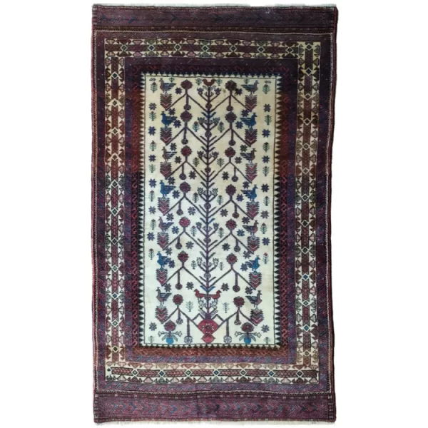 Handmade Persian Tribal Baluch Rug l Bradran Persian Carpets