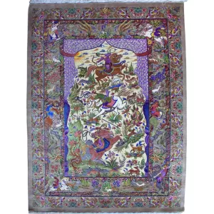 Persian Handmade Qom Silk Rug by Bradran: A Touch of Luxury