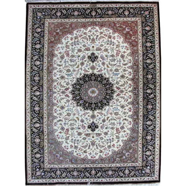 Luxury Qom Silk Rug from Bradran Persian Carpets – Handmade Perfection