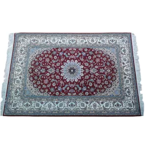 Handmade Persian Isfahan Area Rug by Bradran Carpets