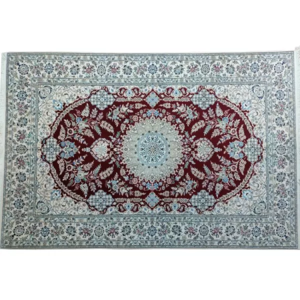 Persian Nain Area Rug: Handmade Luxury by Bradran