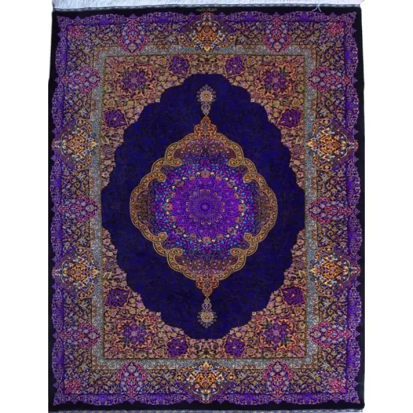 Handmade Qom Silk Rug – Bradran's Finest Persian Craftsmanship