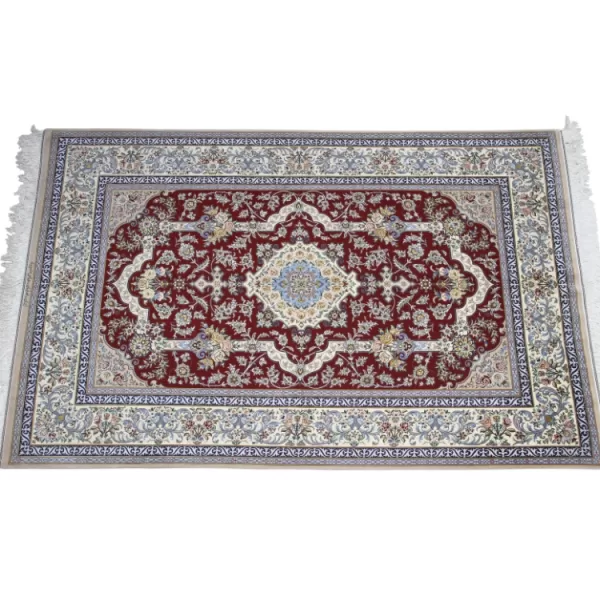 Exquisite Handmade Isfahan Area Rug from Bradran Persian Carpets