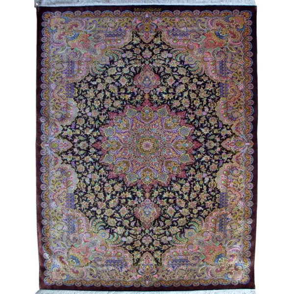 Bradran Persian Carpets' premium handmade silk rug