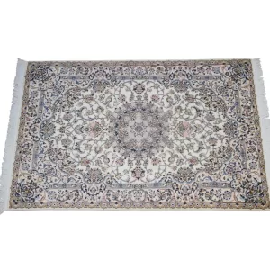 Persian Nain Area Rug: Handmade Perfection by Bradran Carpets