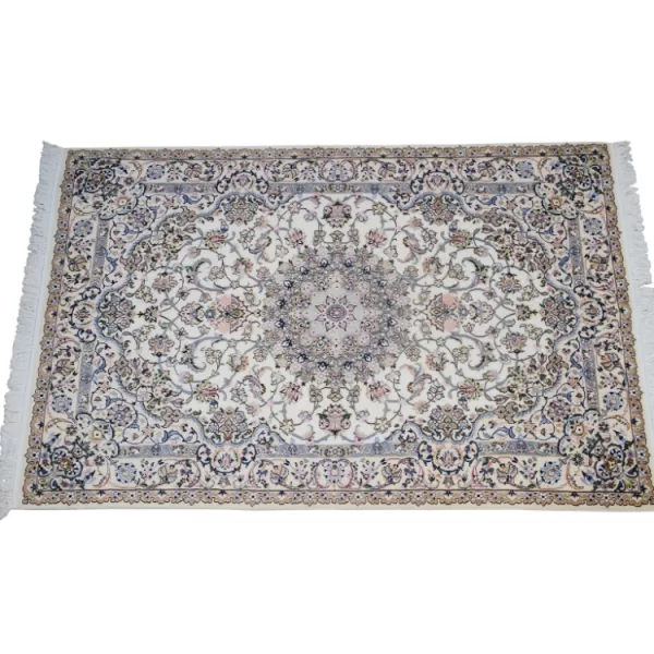 Persian Nain Area Rug: Handmade Perfection by Bradran Carpets