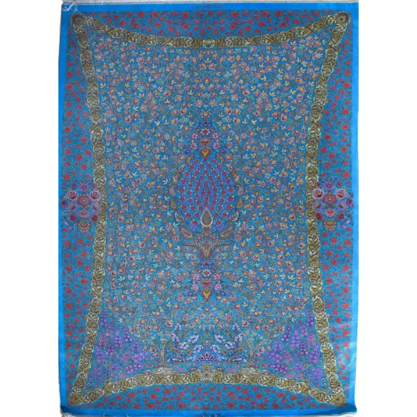 Handmade Persian luxury Qom silk rug by Bradran Persian Carpets