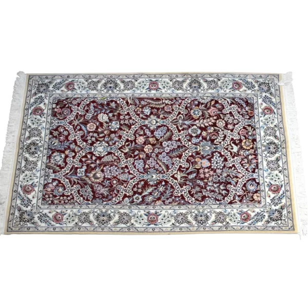 Bradran Persian Carpets: Handcrafted Nain Area Rug"