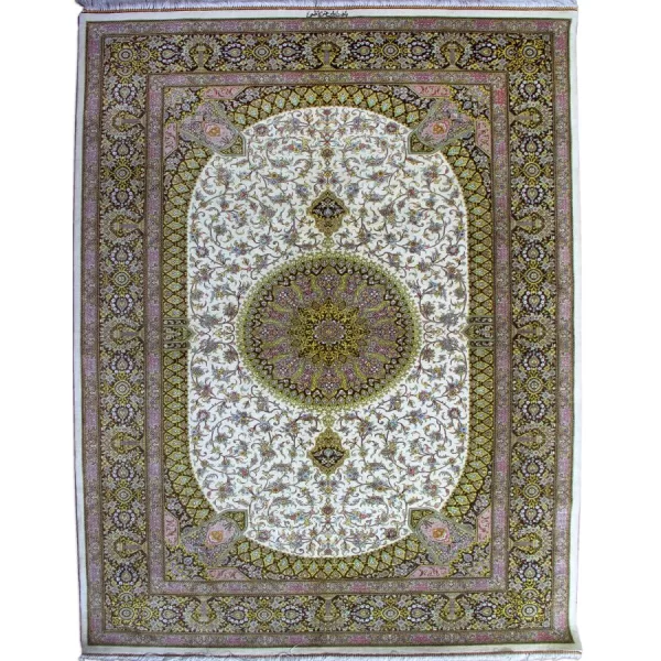 Bradran Persian Carpets’ Handmade Qom Silk Rug: Luxury Defined