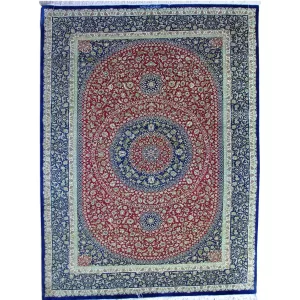 Qom Silk Rug – Handmade Persian Luxury from Bradran