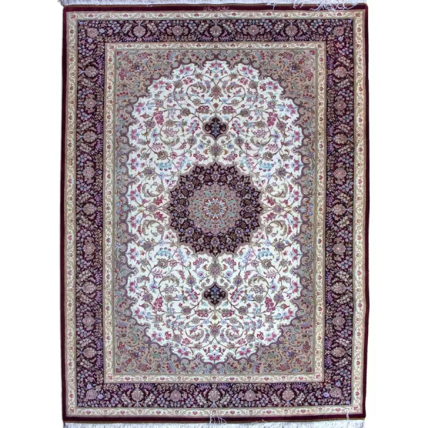 Persian Qom Silk Rug by Bradran: The Epitome of Handcrafted Luxury