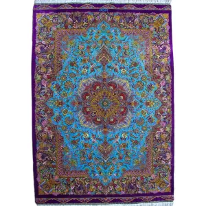 Handmade Qom Silk Rug - Ultimate Persian Luxury