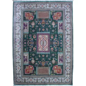 Handmade Qom Silk Rug - Ultimate Persian Luxury