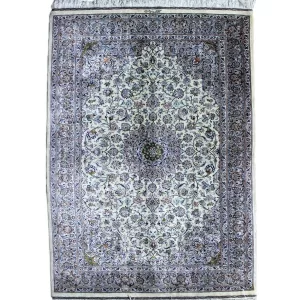 Handwoven Qom Silk Rug - Persian Luxury at Its Best