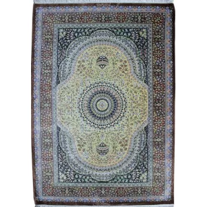 Premium Handmade Qom Silk Rug by Bradran Persian Carpets