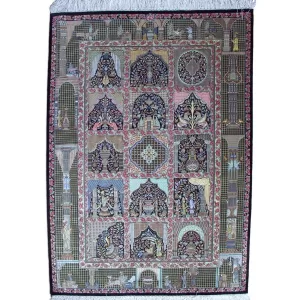 Luxury Handmade Qom Silk Rug from Bradran Persian Carpets