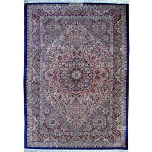 Persian Artistry – Handmade Qom Silk Rug by Bradran