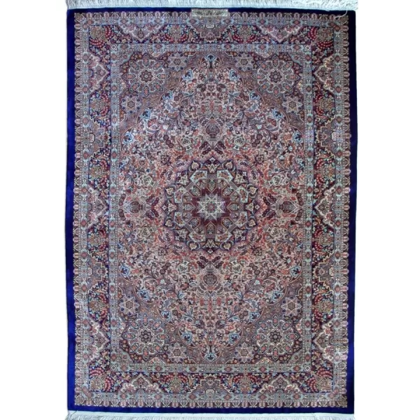 Persian Artistry – Handmade Qom Silk Rug by Bradran