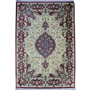 Handmade Persian Qom Silk Rug – Bradran’s Luxurious Collection