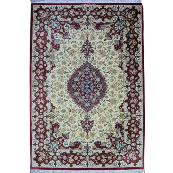 Handmade Persian Qom Silk Rug – Bradran’s Luxurious Collection