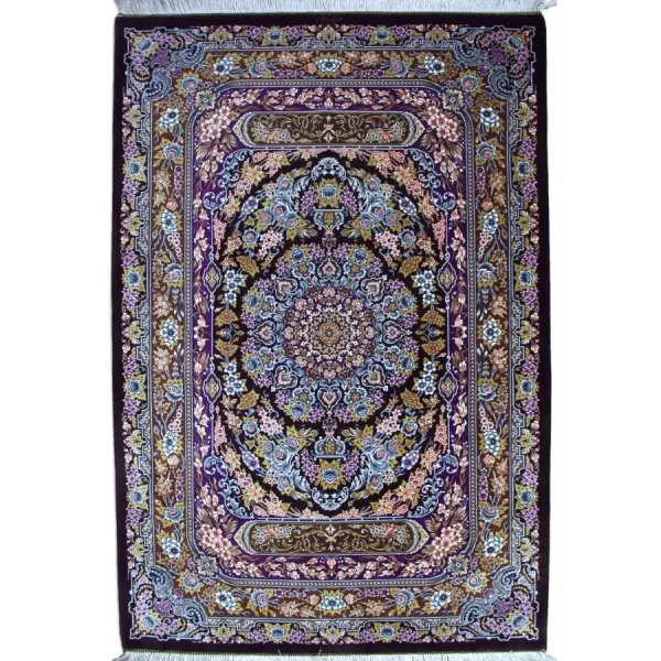 Bradran’s Handmade Persian Qom Silk Rug – Luxury Defined