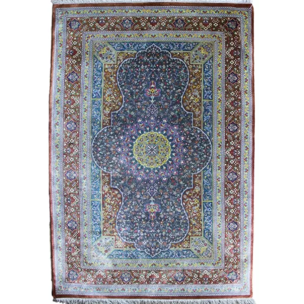 Bradran Persian Carpets Presents: Handmade Qom Silk Rug