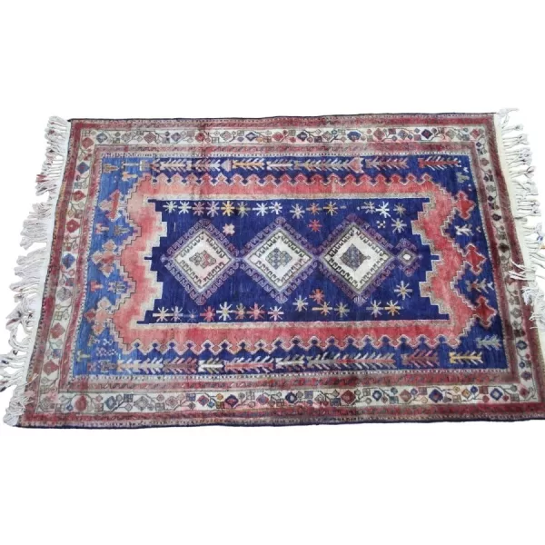 Luxury Handmade Afshar Tribal Rug: Persian Craftsmanship by Bradran