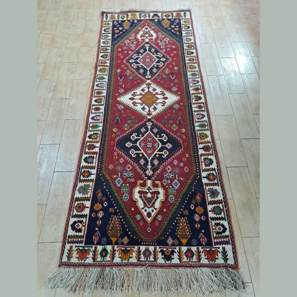 Handmade Persian Qashqai Runner - Tribal Beauty