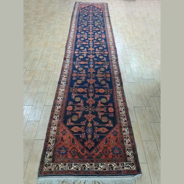 handmade Persian Kurdish runner rug