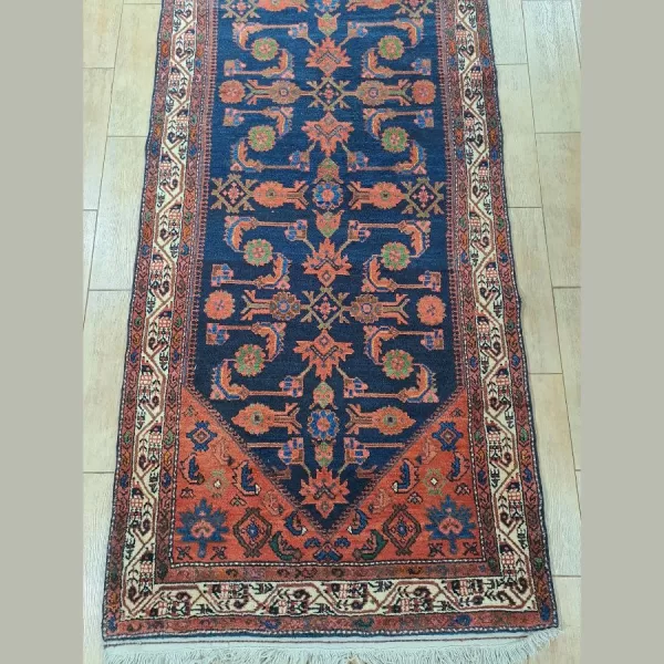 handmade Persian Kurdish runner rug