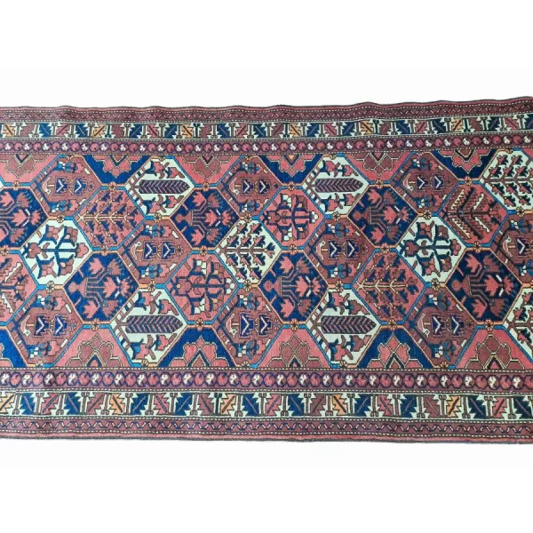 Handmade Persian Bakhtiyar Runner – Close-Up Detail