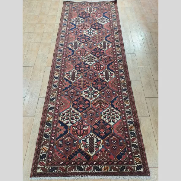 Handmade Persian Bakhtiyar Runner – Full View